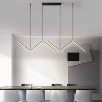 Suspension LED Zig Zag pour Salle à Manger