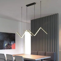 Suspension LED Zig Zag pour Salle à Manger