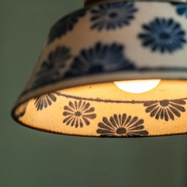 Lampe Suspendue Artisanale en Céramique