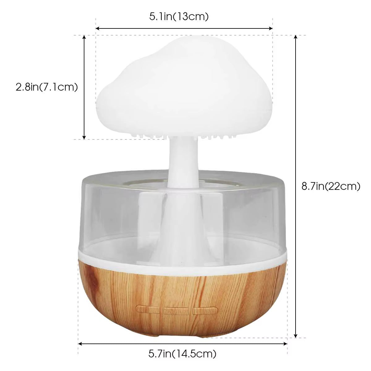Veilleuse Humidificateur Enfant | Lumière Douce & Air Purifié