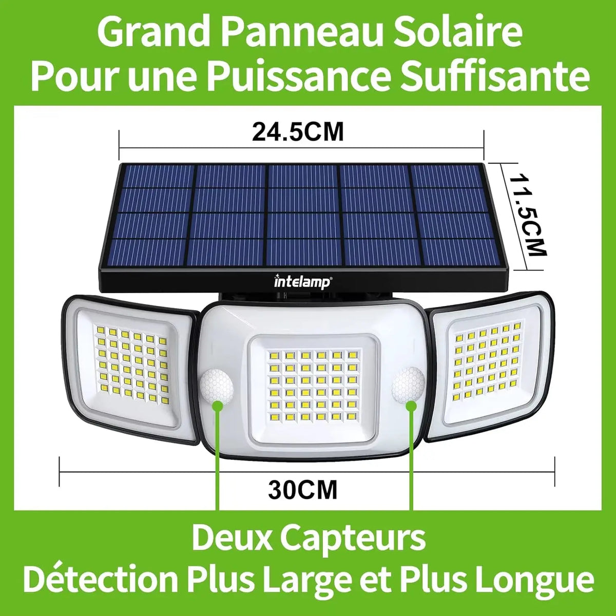 SunLite - Lampe Solaire Extérieur Détecteur de Mouvement Lumio™