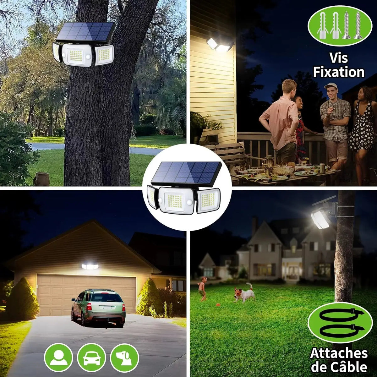 SunLite - Lampe Solaire Extérieur Détecteur de Mouvement Lumio™