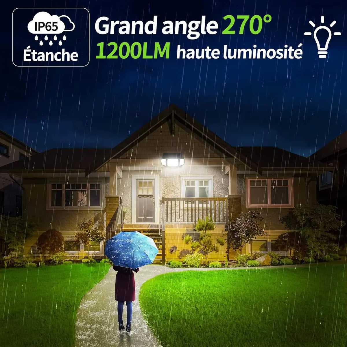 SunLite - Lampe Solaire Extérieur Détecteur de Mouvement Lumio™