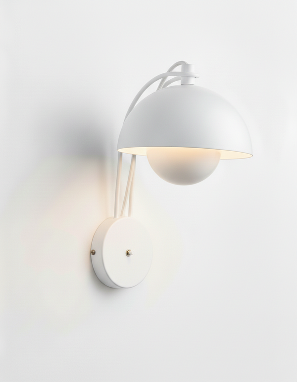 Applique Murale Champignon Design en Métal