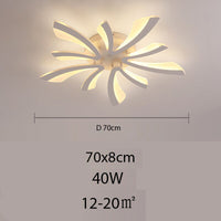 LUMIFLORA – Plafonnier LED Floral Design Moderne