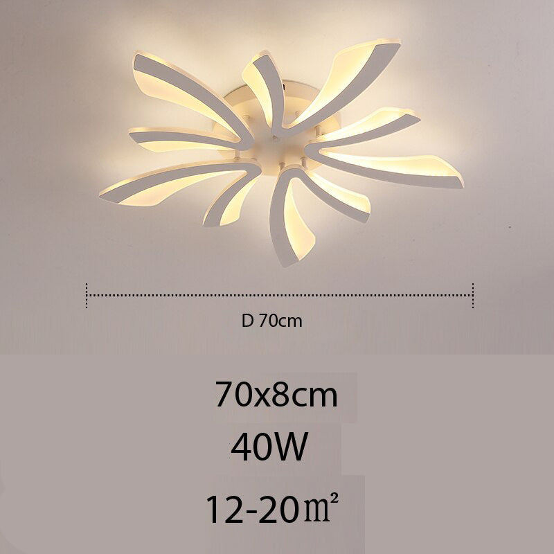 LUMIFLORA – Plafonnier LED Floral Design Moderne