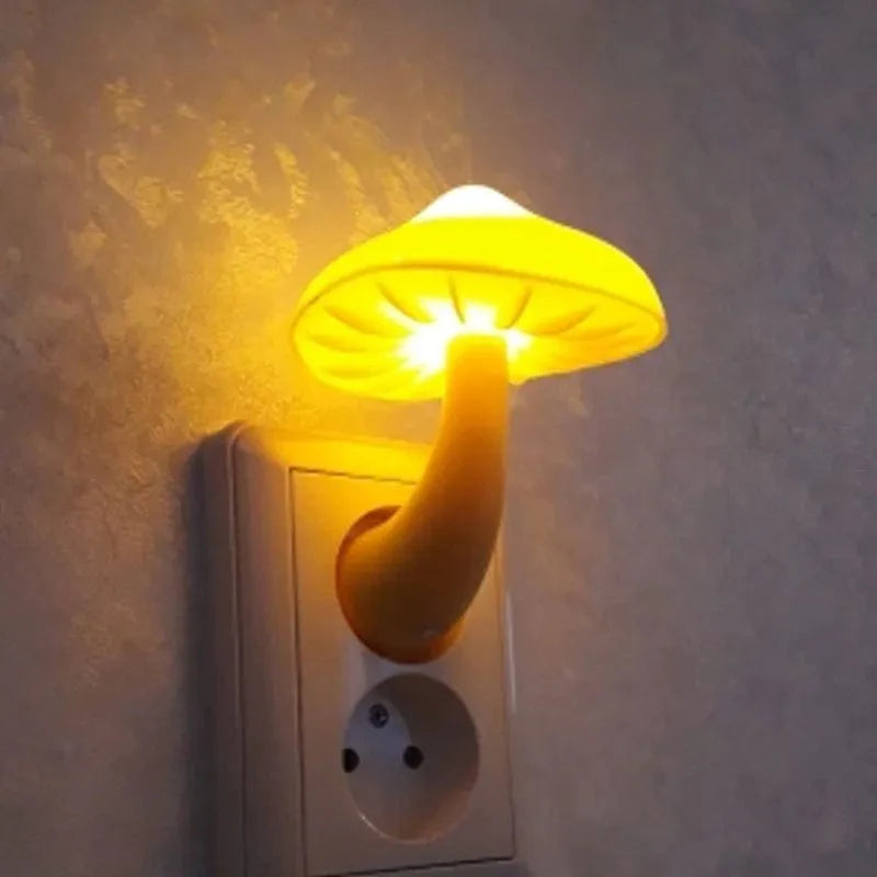 Veilleuse Champignon LED Prise | Douce Lumière Apaisante pour Nuits Sérènes