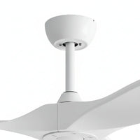 Plafonnier Ventilateur Silencieux Vintage Blanc - dimensions